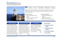 Tablet Screenshot of chesterfieldgroup.com