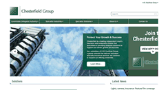 Desktop Screenshot of chesterfieldgroup.co.uk